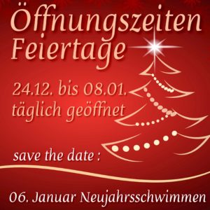Öffnungszeiten Feiertage